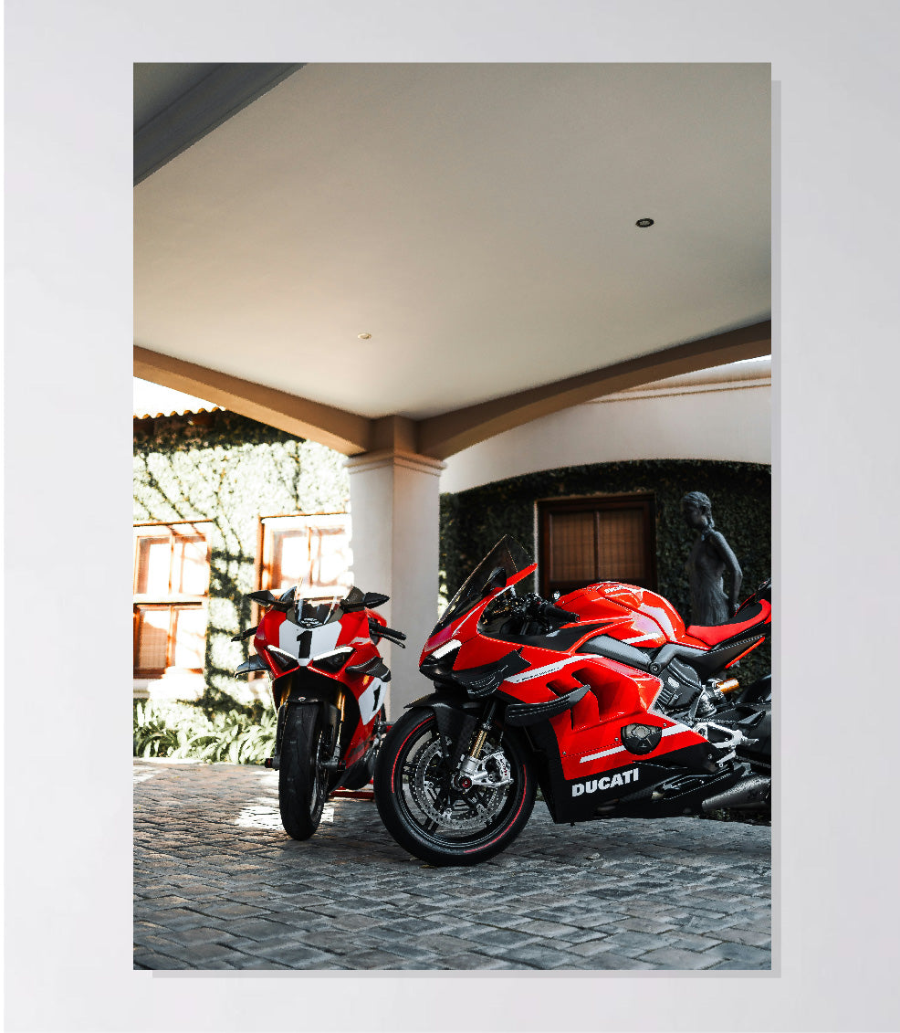 Dibond Wandbild "Ducati"